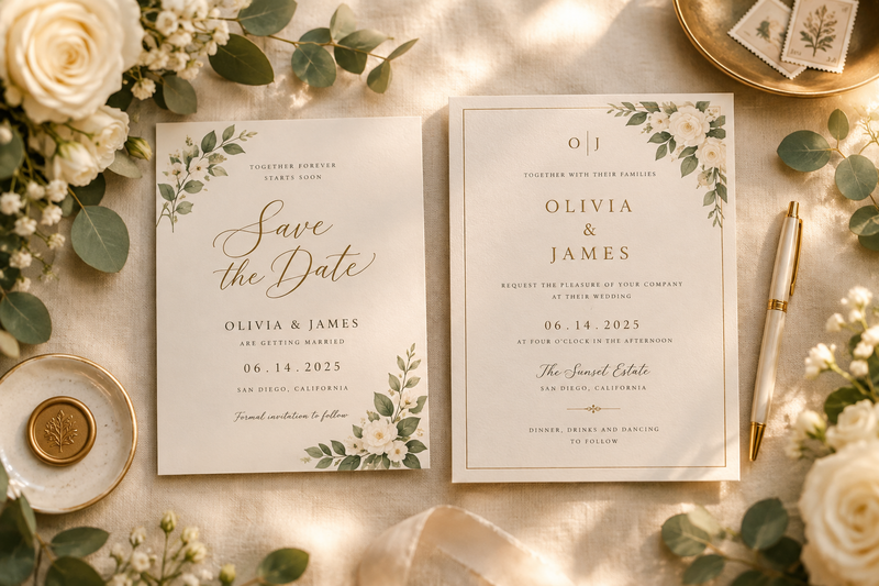 When Should You Send Save the Dates vs Wedding Invitations?