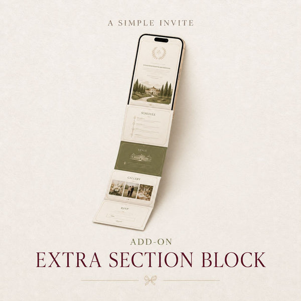 Extra Section Block
